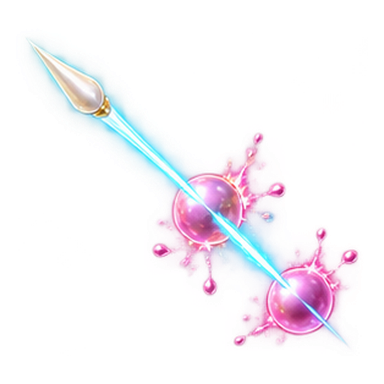 A luminous piercing bolt